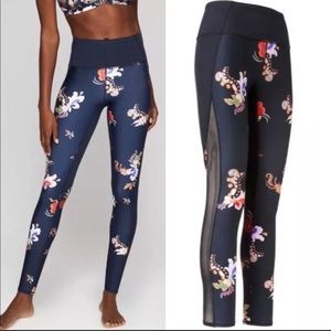 Athleta High Rise Gilded Tux Chaturanga Leggings